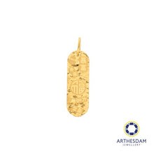 Load image into Gallery viewer, Arthesdam Jewellery 916 Gold Multi Blessing 福 Fortune Stick Pendant
