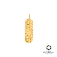 Arthesdam Jewellery 916 Gold Multi Blessing 福 Fortune Stick Pendant