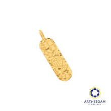 Load image into Gallery viewer, Arthesdam Jewellery 916 Gold Multi Blessing 福 Fortune Stick Pendant
