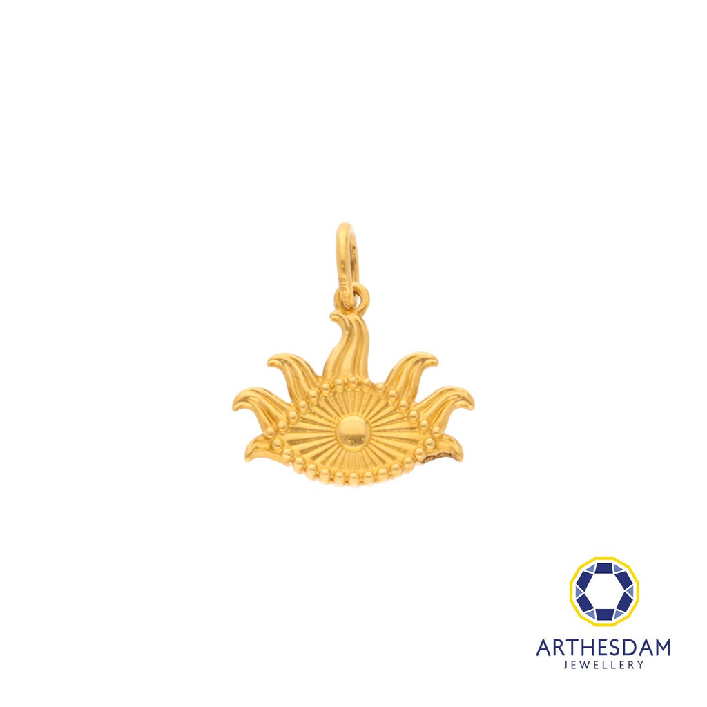 Arthesdam Jewellery 916 Gold Mystic Evil Eye Pendant