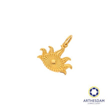 Load image into Gallery viewer, Arthesdam Jewellery 916 Gold Mystic Evil Eye Pendant

