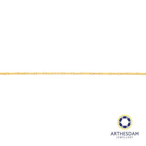 Arthesdam Jewellery 916 Gold Cube and Square Tube Bracelet