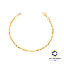 Load image into Gallery viewer, Arthesdam Jewellery 916 Gold Round Ball and Tube Bracelet
