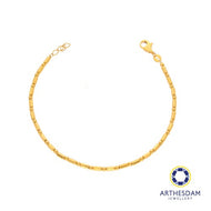 Arthesdam Jewellery 916 Gold Round Ball and Tube Bracelet