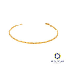 Load image into Gallery viewer, Arthesdam Jewellery 916 Gold Round Ball and Tube Bracelet

