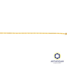 Load image into Gallery viewer, Arthesdam Jewellery 916 Gold Round Ball and Tube Bracelet
