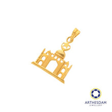 Load image into Gallery viewer, Arthesdam Jewellery 916 Gold Mosque Pendant
