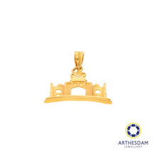 Load image into Gallery viewer, Arthesdam Jewellery 916 Gold Mosque Pendant
