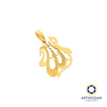 Load image into Gallery viewer, Arthesdam Jewellery 916 Gold Allah Script Pendant
