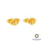 Arthesdam Jewellery 916 Gold Evil Eye Earrings