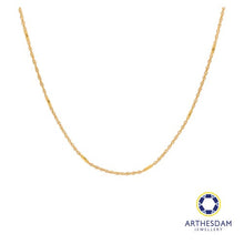 Load image into Gallery viewer, Arthesdam Jewellery 916 Gold Disco with Tube Chain
