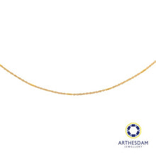Load image into Gallery viewer, Arthesdam Jewellery 916 Gold Disco with Tube Chain
