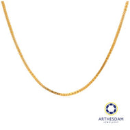 Arthesdam Jewellery 916 Gold Square Snake Chain