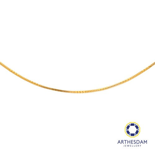 Arthesdam Jewellery 916 Gold Square Snake Chain