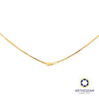 Arthesdam Jewellery 916 Gold Square Snake Chain