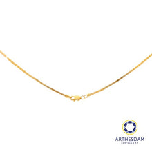 Load image into Gallery viewer, Arthesdam Jewellery 916 Gold Square Snake Chain
