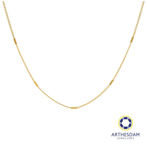 Arthesdam Jewellery 916 Gold Polo with Tube Chain