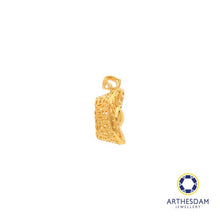 Load image into Gallery viewer, Arthesdam Jewellery 916 Gold Lucky Coin Yuan Bao Ingot Pendant
