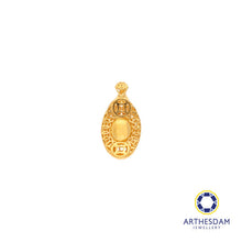 Load image into Gallery viewer, Arthesdam Jewellery 916 Gold Lucky Coin Yuan Bao Ingot Pendant
