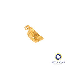 Load image into Gallery viewer, Arthesdam Jewellery 916 Gold Lucky Coin Yuan Bao Ingot Pendant
