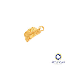 Load image into Gallery viewer, Arthesdam Jewellery 916 Gold Lucky Coin Yuan Bao Ingot Pendant
