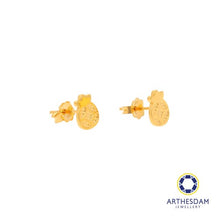 Load image into Gallery viewer, Arthesdam Jewellery 916 Gold Fortune Bag Coin Earrings
