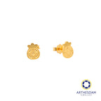 Arthesdam Jewellery 916 Gold Fortune Bag Coin Earrings
