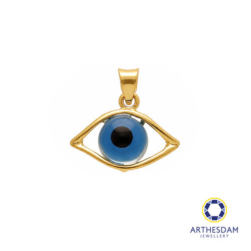 Arthesdam Jewellery 916 Gold Classic Evil Eye Pendant