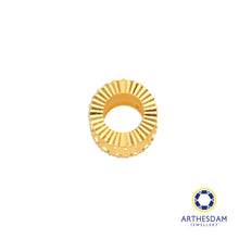 Load image into Gallery viewer, Arthesdam Jewellery 916 Gold Barrel Pendant/Charm
