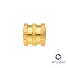 Load image into Gallery viewer, Arthesdam Jewellery 916 Gold Shiny Hourglass Barrel Pendant/Charm
