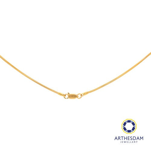 Arthesdam Jewellery 916 Gold Round Box Chain