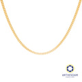 Arthesdam Jewellery 916 Gold Hollow Box Chain