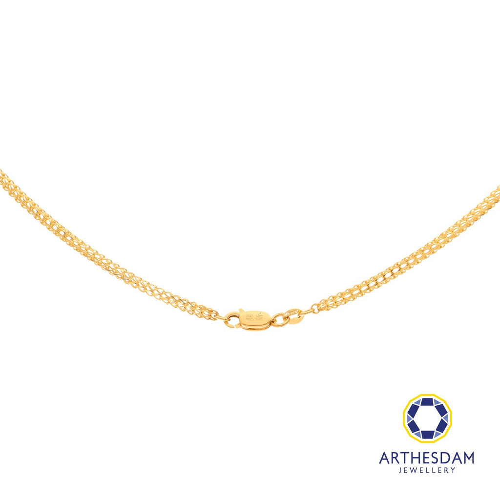 Arthesdam Jewellery 916 Gold Hollow Box Chain