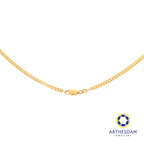 Arthesdam Jewellery 916 Gold Hollow Box Chain
