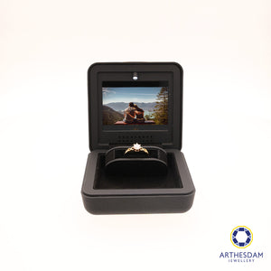 Arthesdam Jewellery Engagement Ring Box with Custom Video Display