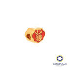 Arthesdam Jewellery 999 Gold 福 Wealth Lock Charm