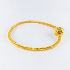 Arthesdam Jewellery 916 Gold Heart Lock Charm Bracelet