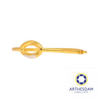 Arthesdam Jewellery 916 Gold Two-Toned Oval Bangle
