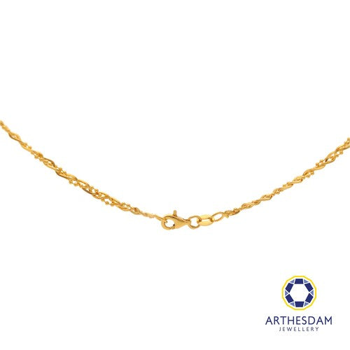 Arthesdam Jewellery 916 Gold Snake Chain with Small Ball Braided Chain