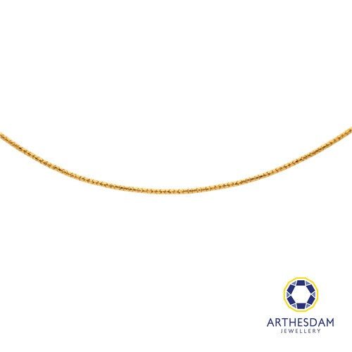 Arthesdam Jewellery 916 Gold Faceted Snake Chain