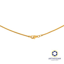 Load image into Gallery viewer, Arthesdam Jewellery 916 Gold Faceted Snake Chain
