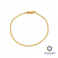 Arthesdam Jewellery 916 Gold Shiny Polo Bracelet