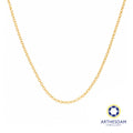 Arthesdam Jewellery 916 Gold Shiny Polo Chain