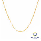 Arthesdam Jewellery 916 Gold Shiny Polo Chain