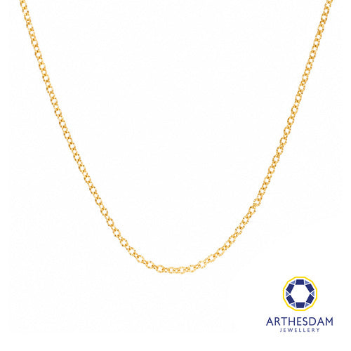 Arthesdam Jewellery 916 Gold Shiny Polo Chain