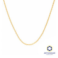 Arthesdam Jewellery 916 Gold Shiny Polo Chain
