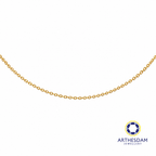 Arthesdam Jewellery 916 Gold Shiny Polo Chain