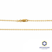 Load image into Gallery viewer, Arthesdam Jewellery 916 Gold Shiny Polo Chain
