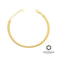 Load image into Gallery viewer, Arthesdam Jewellery 916 Gold Snake Bracelet

