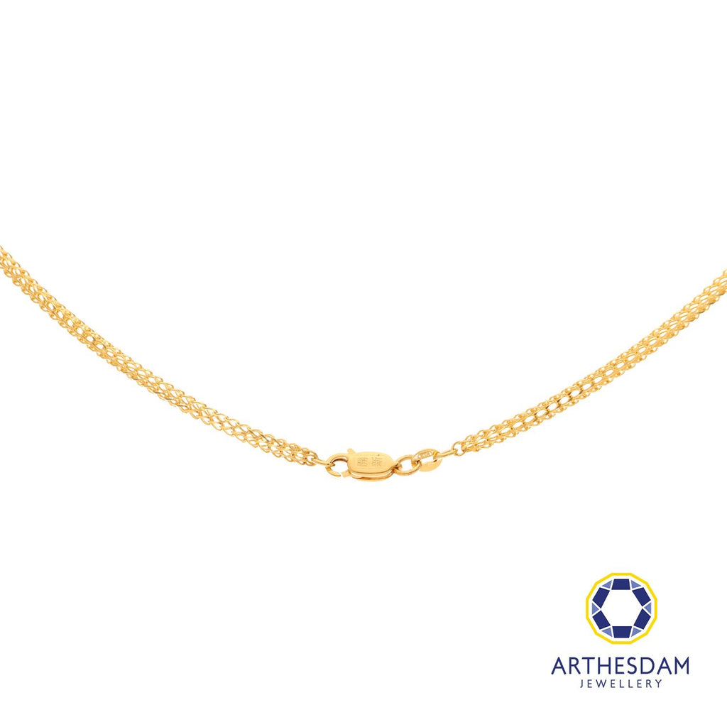 Arthesdam Jewellery 916 Gold Hollow Box Bracelet